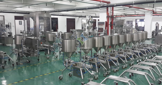 雙頭臥式香菇醬灌裝機(jī)