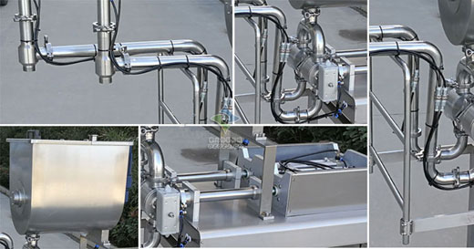 雙頭臥式香菇醬灌裝機(jī)