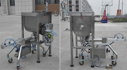 臥式單頭顆粒醬料灌裝機(jī)