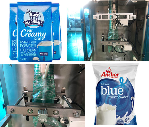 自動化粉劑包裝機設(shè)備細節(jié)以及樣品圖