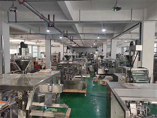 給袋式自動粉劑包裝機械實拍圖