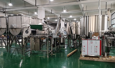 給袋式自動粉劑包裝機(jī)械實拍圖